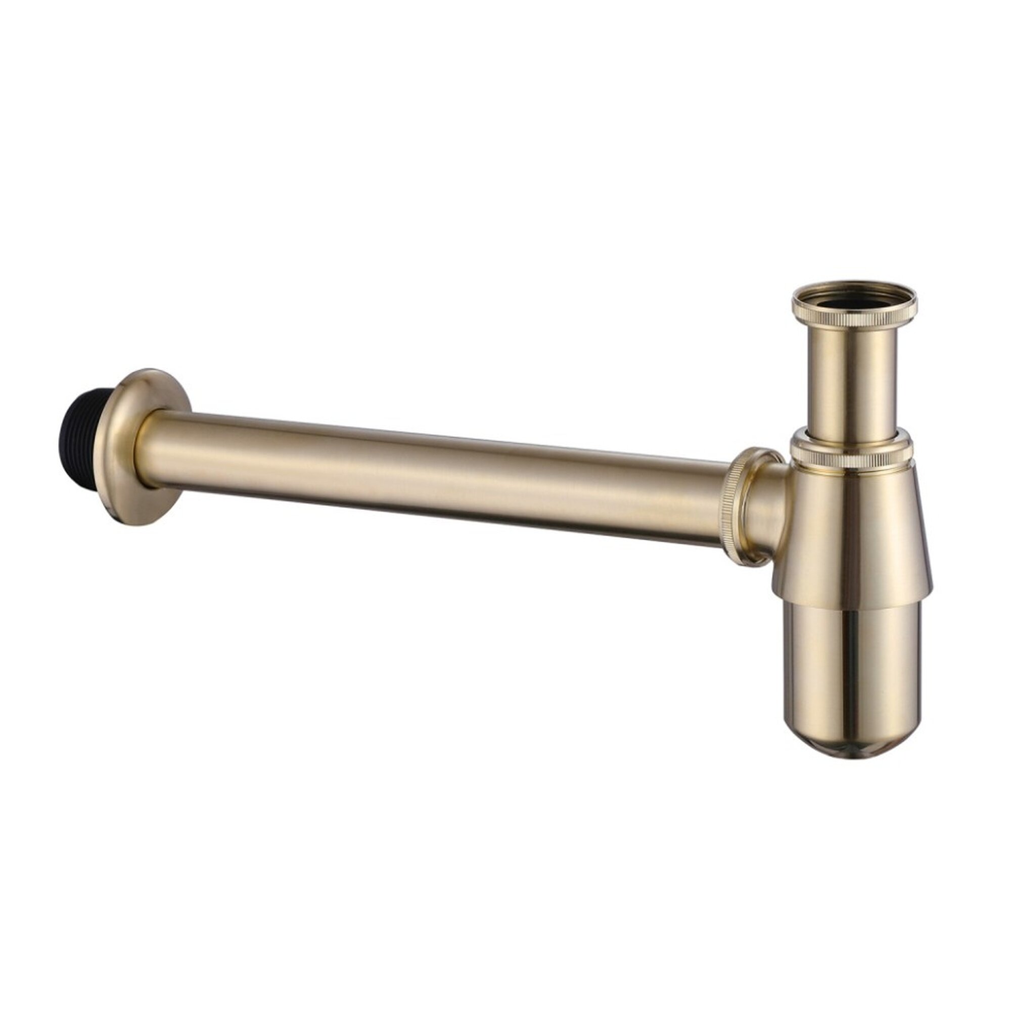 Сифон для раковины ABBER AF0032G золото матовое, трубный (коленный), латунь
