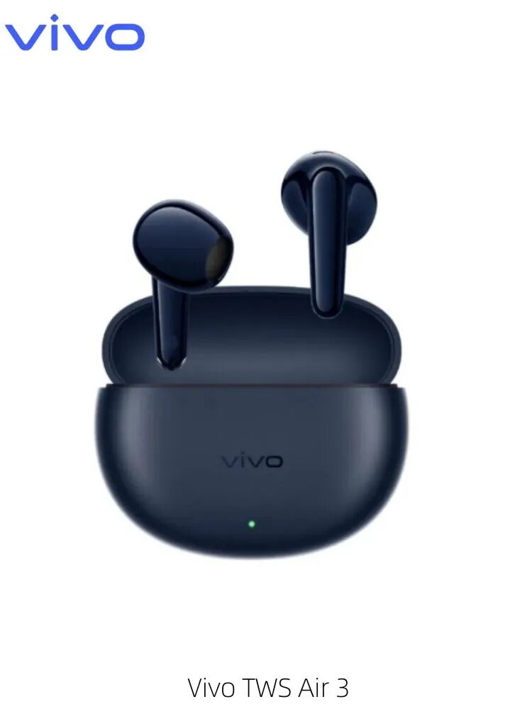 Vivo Наушники беспроводные с микрофоном Vivo TWS Air 3, Bluetooth, USB Type-C, синий
