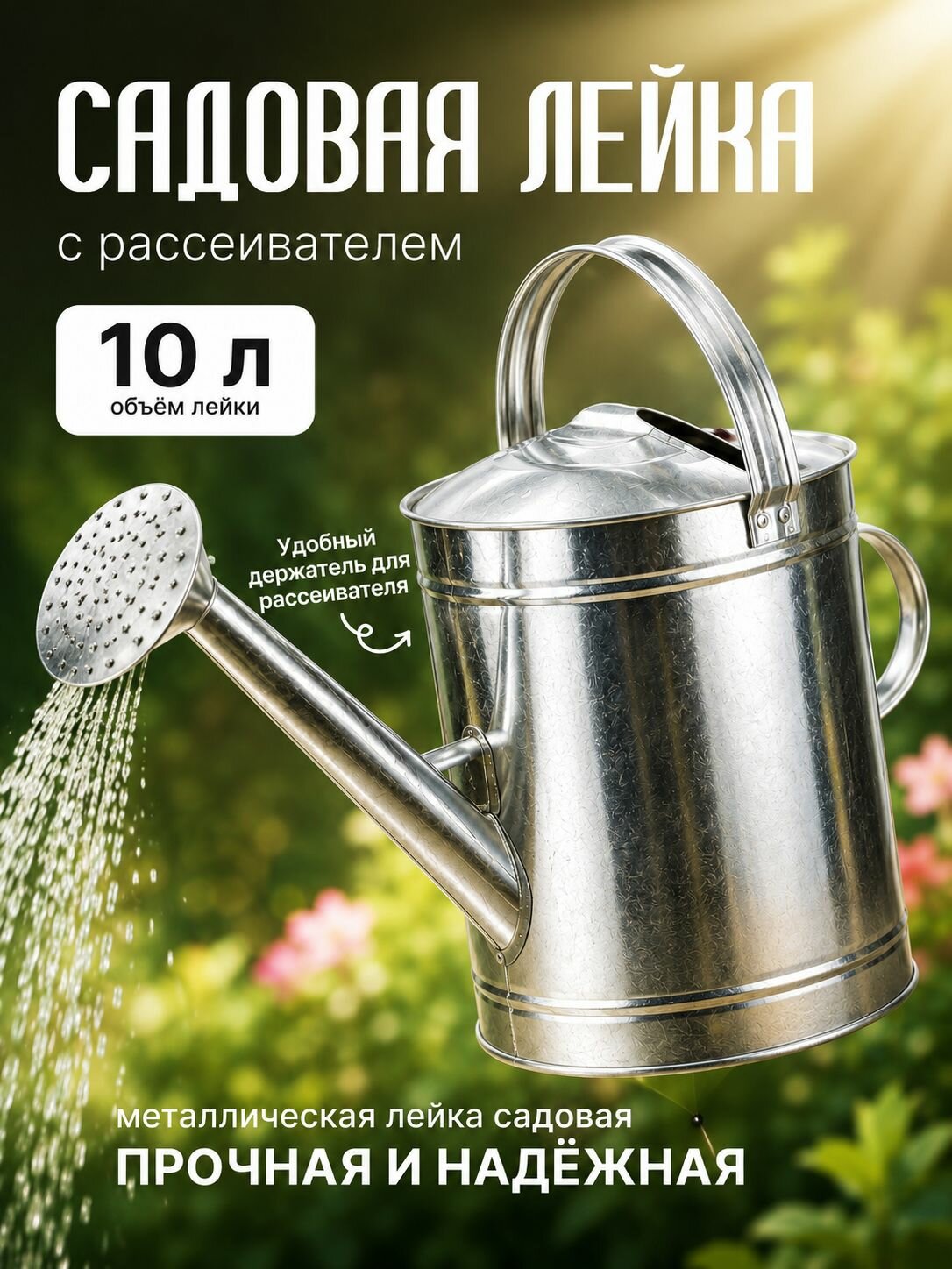 Лейка, 10 л 1 шт