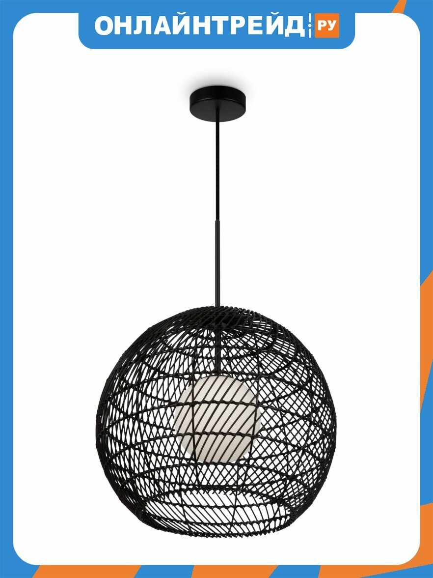 Подвесной светильник Maytoni CANE MOD204PL-01B 1xG9x28W Черный Металл
