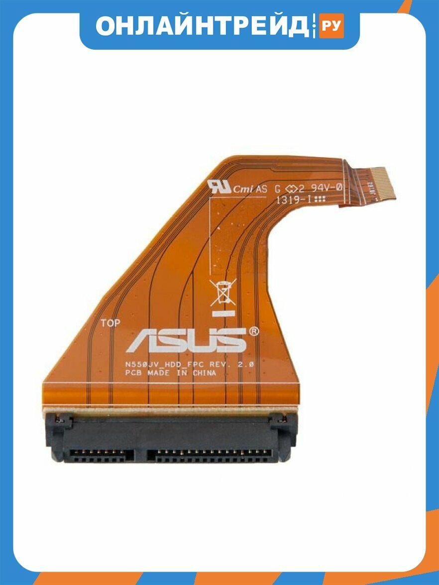 Шлейф Rocknparts для ноутбука Asus N550JV HDD FPC R2.0 589271