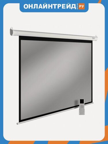 Изображение товара Экран Cactus 150x240см SIlverMotoExpert CS-PSSME-240X150-WT 16:10 настенно-потолочный рулонный белый (моторизованный привод)