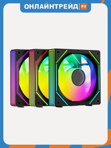 Изображение товара Вентиляторы для корпуса Ocypus Gamma F12 UNI BK ARGB 3-IN-1 3шт (Gamma-F12-BK3AM00U-GL)