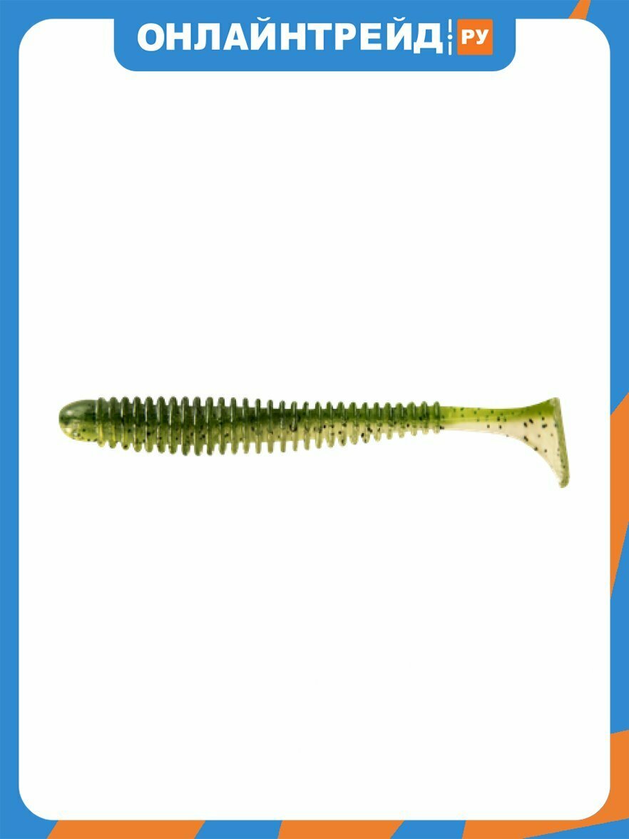 Приманка съедобная Allvega Blade Shad 7,5см 2,5г (7шт.) цвет green pumpkin