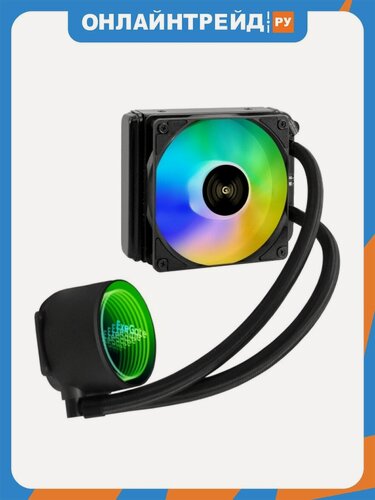 Изображение товара Комплект водяного охлаждения Exegate BlackWater-120V3. PWM. ARGB