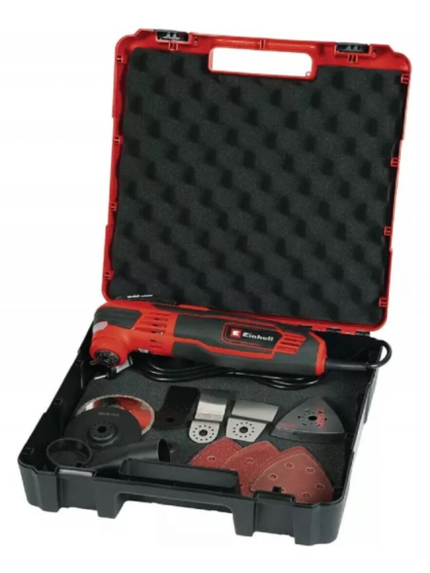 Многофункциональный инструмент Einhell TE-MG 350 EQ, набор оснастки, кейс (4465155) — фото 1