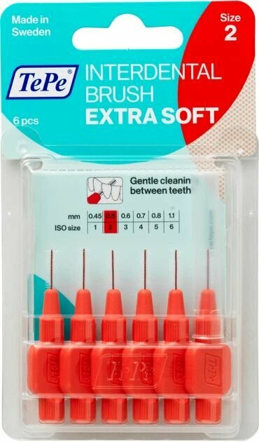 Межзубные ершики TePe Interdental Brush Extra Soft 6 шт 0.5 мм