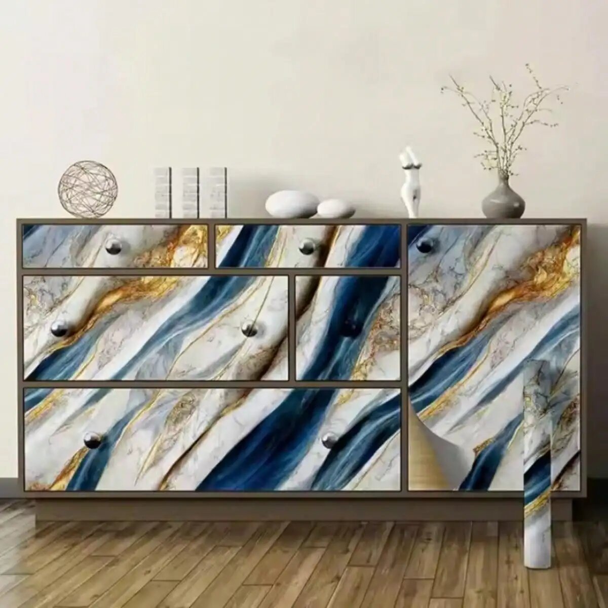 Самоклеящиеся обои "Fantasy Blue Marble" 50cmx100cm