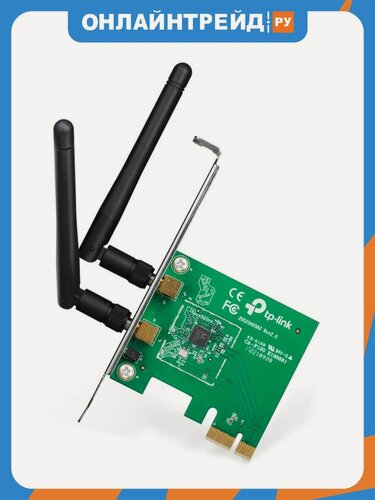 Изображение товара Wi-Fi адаптер Tp-link TL-WN881ND Wireless N PCI Express 802.11n/300 Mbps