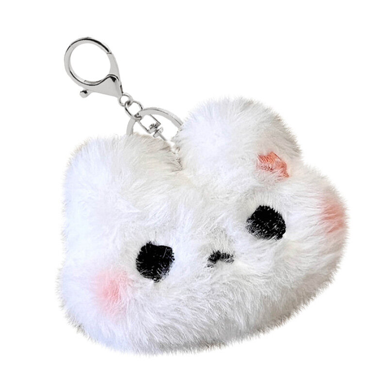 Игрушка плюшевая YIDIANCHAOWAN "Кирби и кролик" Angry Bunny (Squeaking) Charm, 6 см