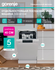Отдельностоящая узкая посудомоечная машина Gorenje GS53010W, белая, 10 комплекто...