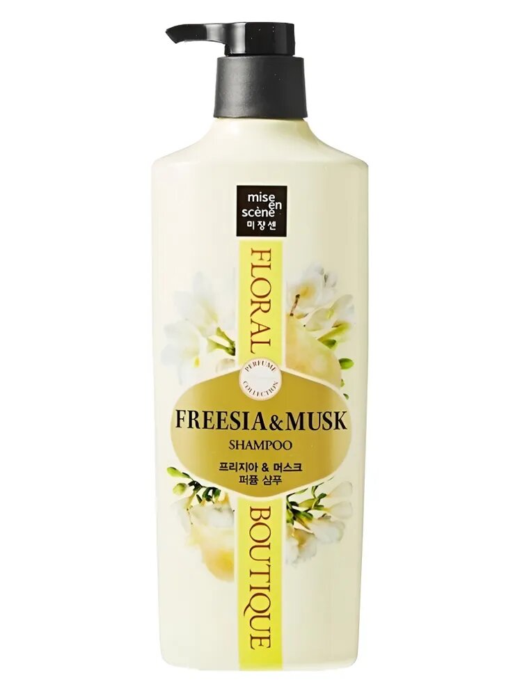 Шампунь Mise en Scene "Freesia & Musk", парфюмированный, для волос, 650мл