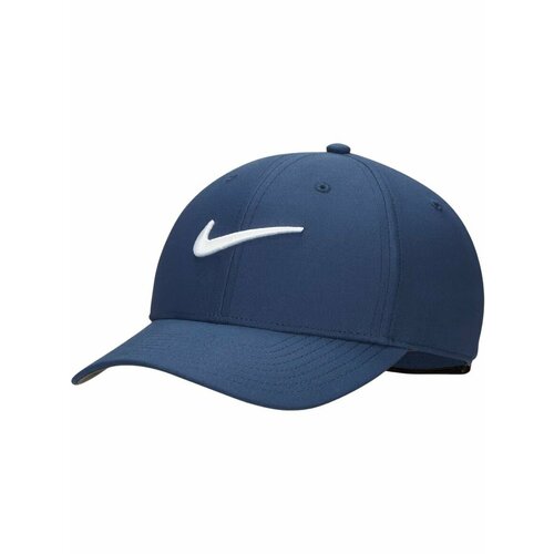 фото Бейсболка nike dri-fit club structured swoosh cap для мужчин, размер l/xl, синий