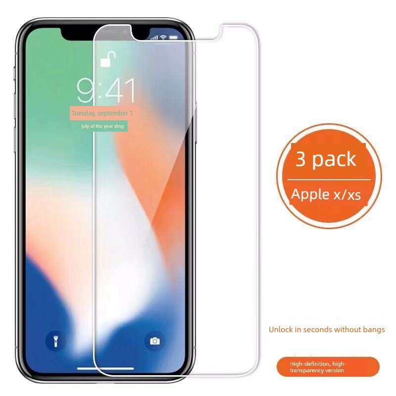 Стеклянная защитная пленка для iPhone XS, полный или частичный экран, 3 шт. для Apple iPhone XS