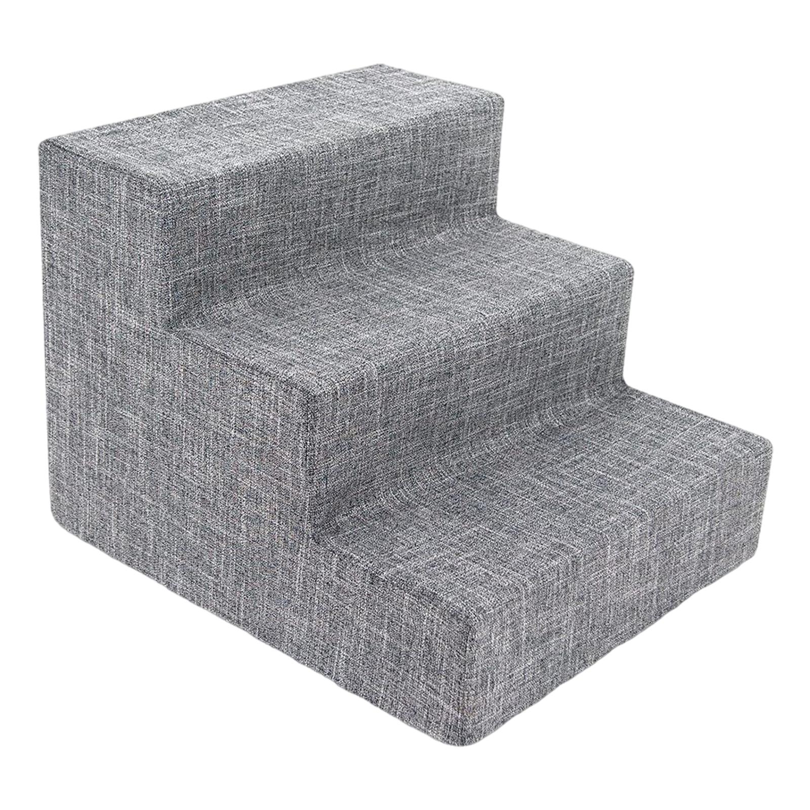 Переносная лестница для кошек и собак, пандус для лазания щенков, нескользящая, 3 ступени, 30x40x36,5 см.
