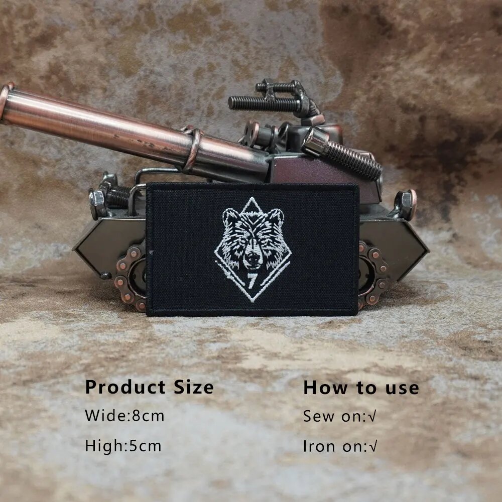 Тактические нашивки IDF для вышивания AB140-2 iron on
