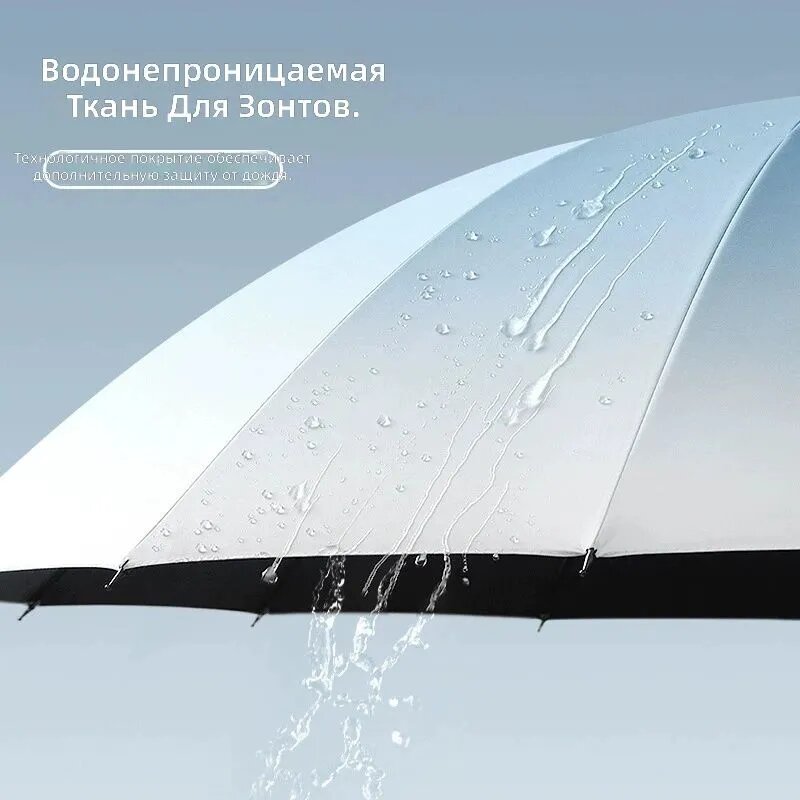 Зонт , небесно-синий — фото 1