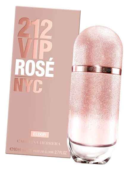 Аромат Каролина Херрера 212 Вип Роуз Эликсир для женщин 80 мл / 212 VIP Rose Elixir