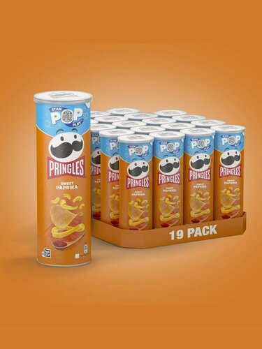 Изображение товара Картофельные чипсы Pringles, со вкусом Паприки, 165 гр, 19 шт