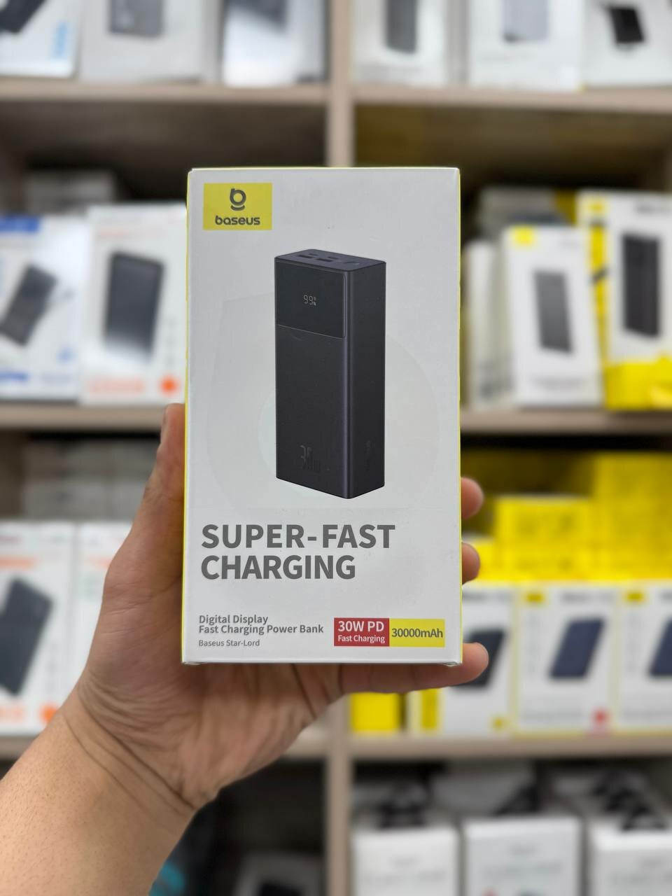 Внешний аккумулятор OS-Baseus Star-Lord Digital Display Fast Charging Power Bank 30000mAh 30W