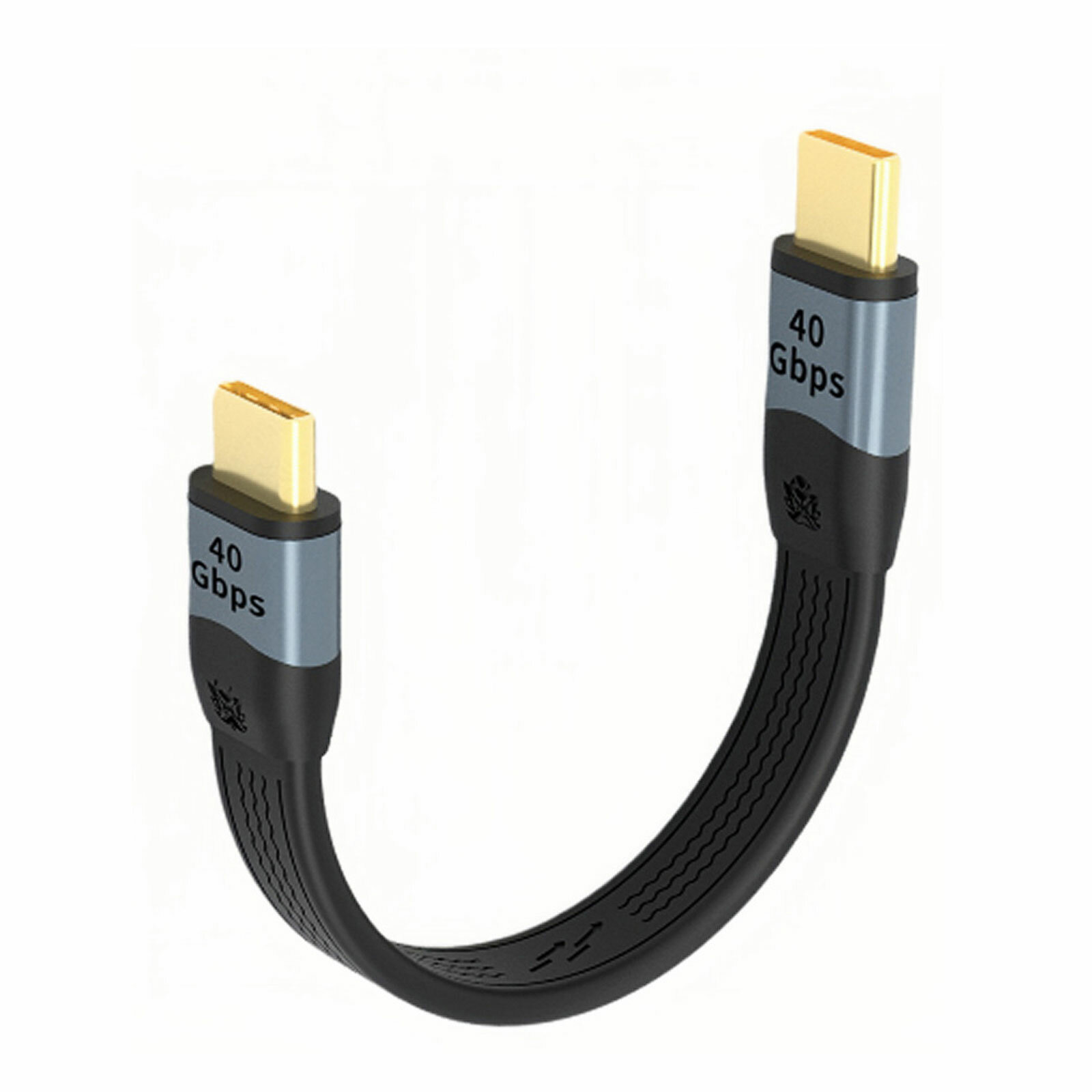 Кабель USB C с поддержкой USB4.0, быстрая зарядка, передача