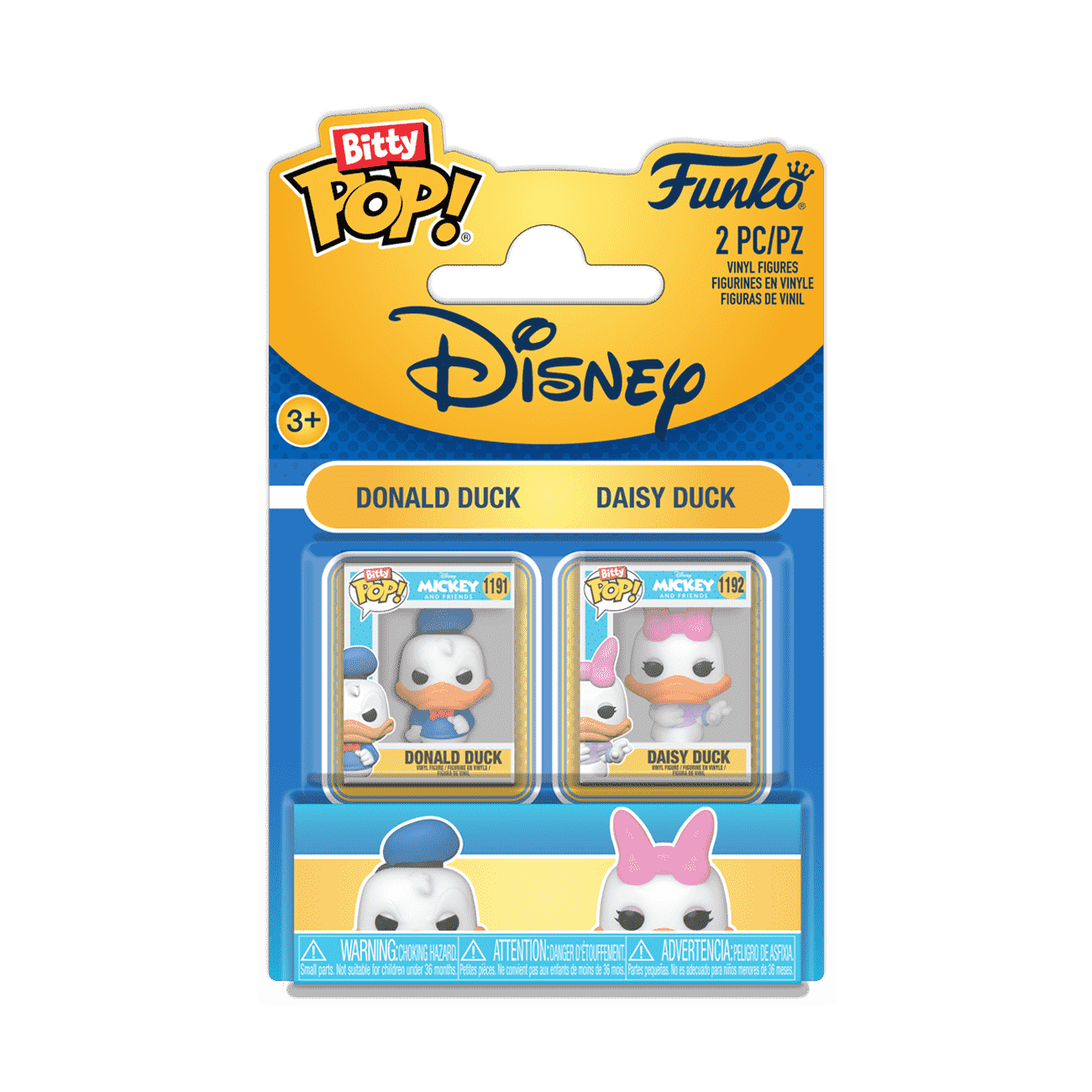 Набор фигурок Funko POP! Disney Donald Duck & Daisy Duck 88913 Дональд Дак и Дейзи Дак, 2 шт