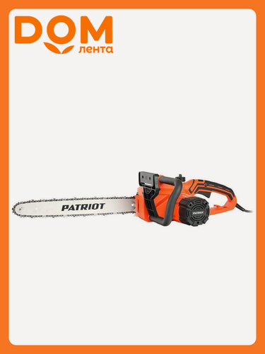 Изображение товара Электропила PATRIOT 2418 ESP, 2400Вт, 45см, плавный пуск, тормоз цепи, шаг 3/8"