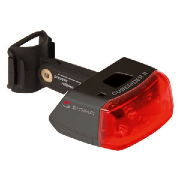 Фонарь задний Sigma Sport Cuberider II, цвет Чёрный
