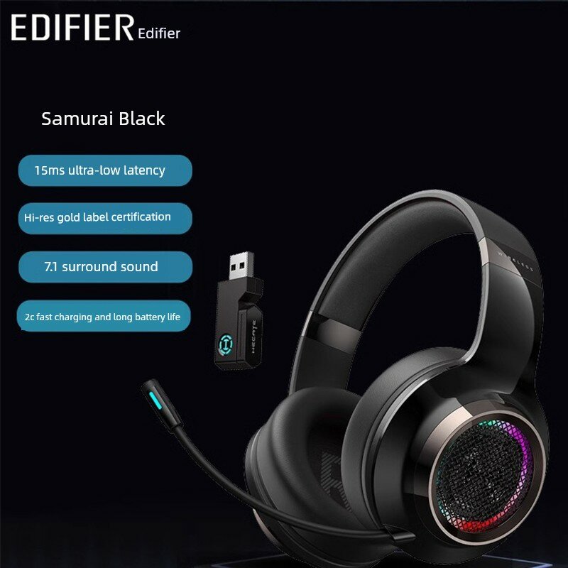 Edifier G6PRO стандартные наушники Bluetooth для игр ПК ноутбука с микрофоном черный официальный
