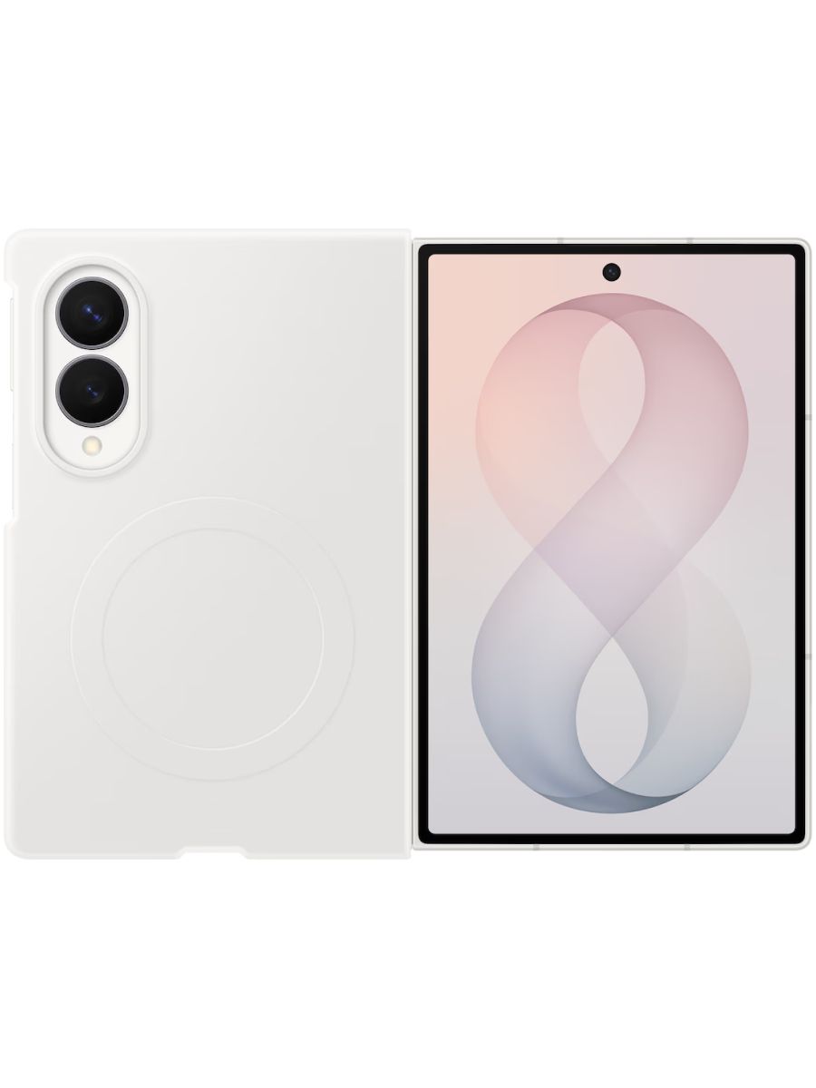 Силиконовый чехол с магнитным креплением Samsung Galaxy Z Fold8, кремовый, EF-EF971CWEGRU