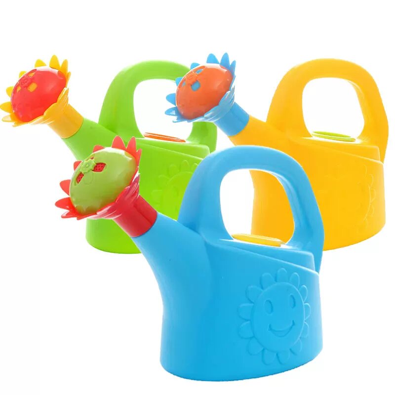 2-упаковка солнечного поливочного ведра, синий и зеленый, объем 300 мл, пластиковый садовый инструмент