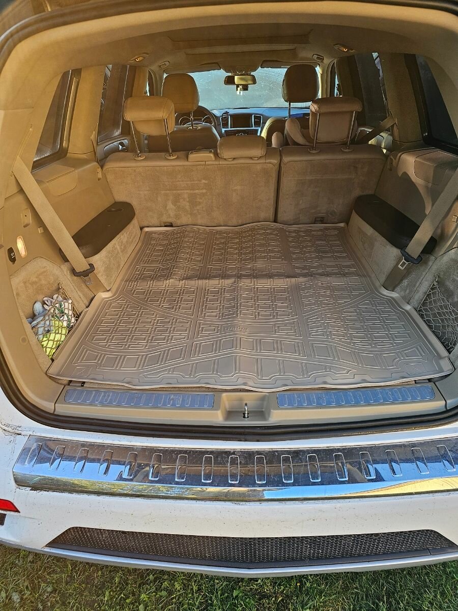 Коврик в багажник для Mercedes-benz GL-Class (X166) 2012-2015, GLS-Class (X166) 2015-, Мерседес GL-Класс (166) и GLS-Класс (166) с 2012 года