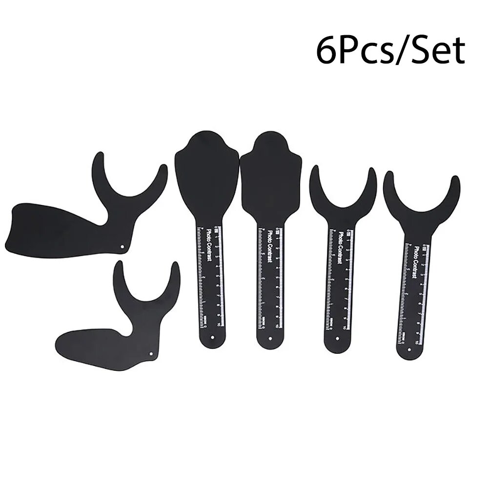 PIORPOY Фотоконтрастная доска для стоматологии черная 6 шт. Mix-6Pcs