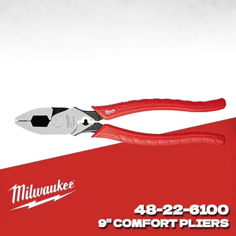 Milwaukee 48-22-6100 Клещи линейные 9" Comfort Grip High Leverage с обжимным устройством