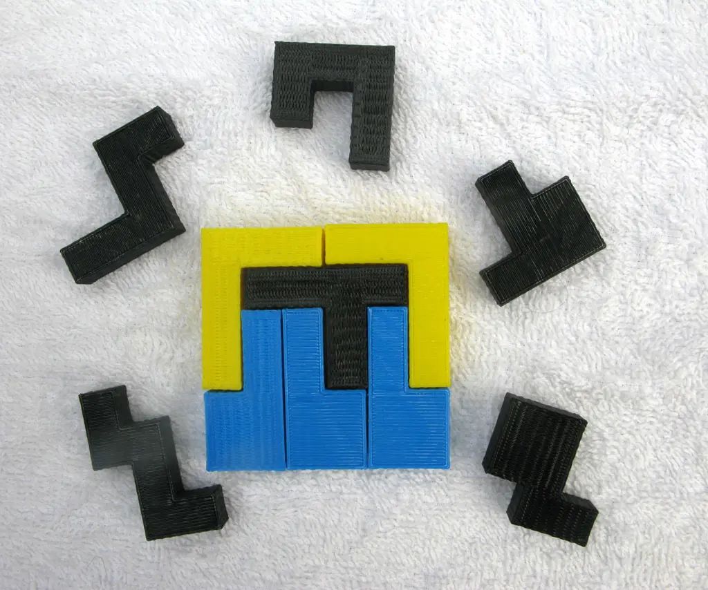 3D-пазл сборный геометрический, PLA, 3D-печать, арт. PZ-PUZ-CC-5337dcee18ed