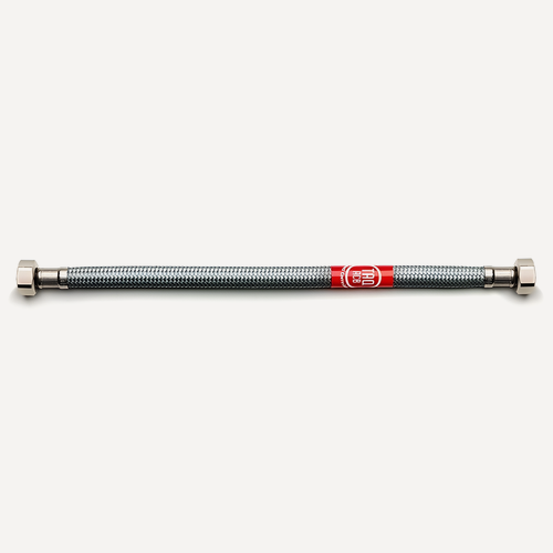 Изображение товара Гибкая подводка Tucai 1/2"-1/2", 50см, в полимерной оплетке, внутренняя резьба-внутренняя резьба