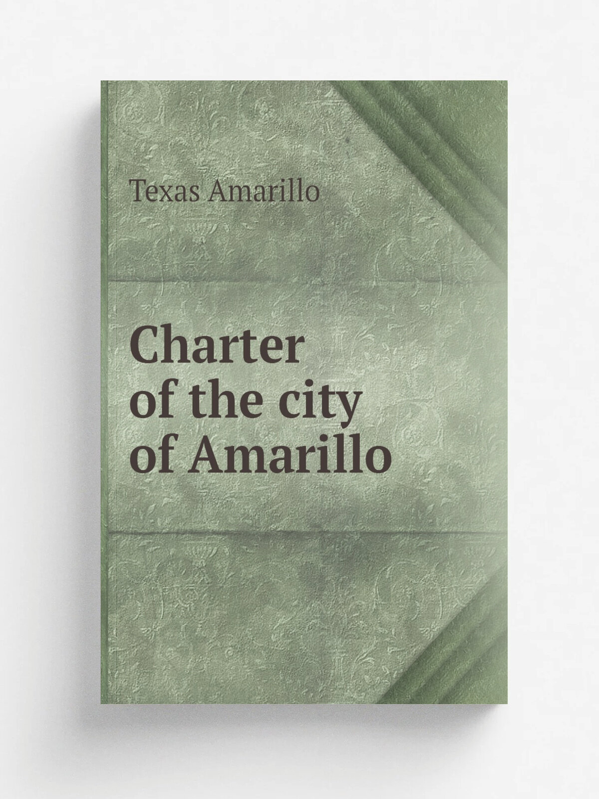 Charter of the city of Amarillo | Texas Amarillo | Репринт