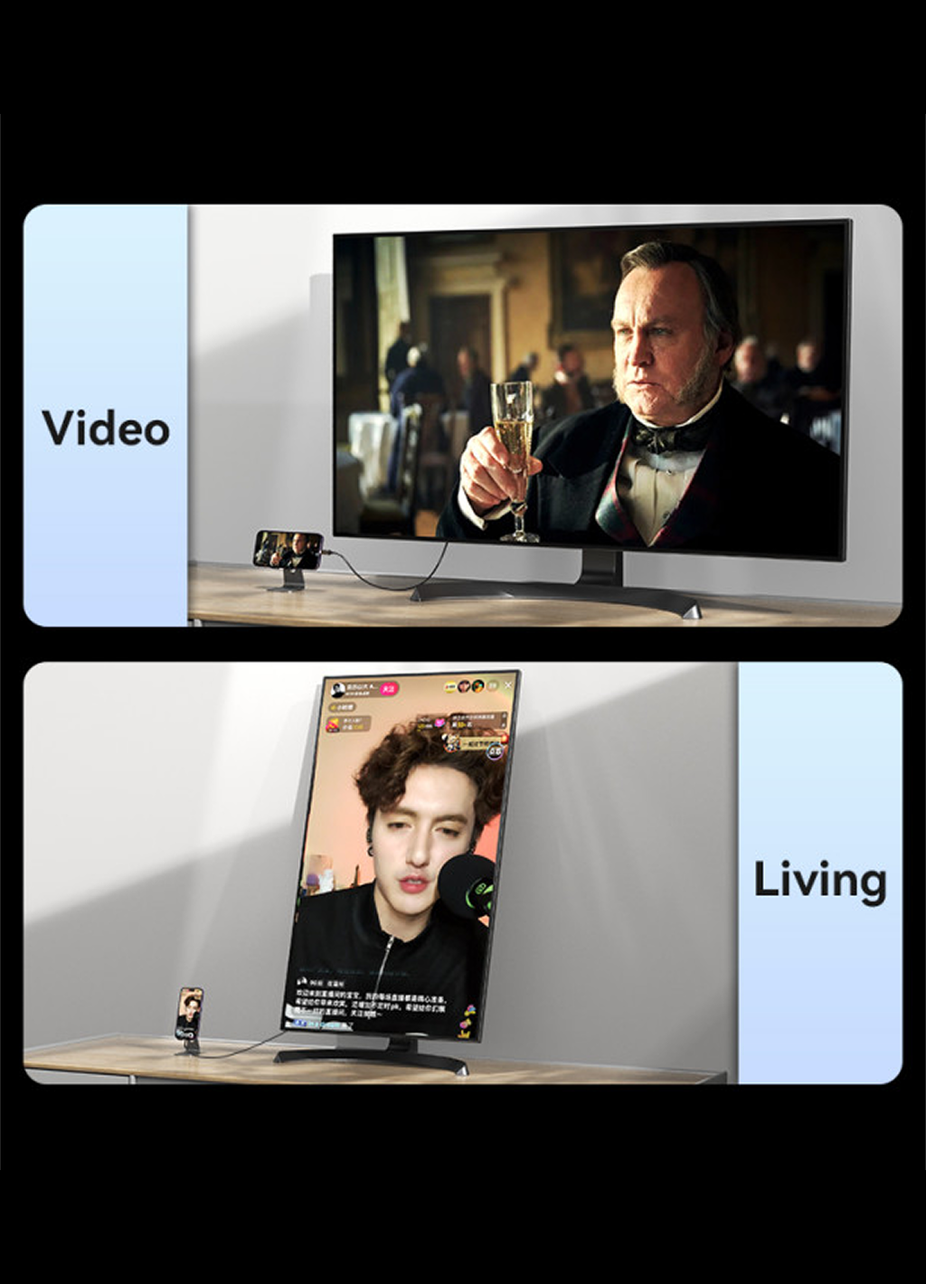Кабель Yesido HM13, Lightning-HDMI, цинковый сплав, до 1080p — фото 1
