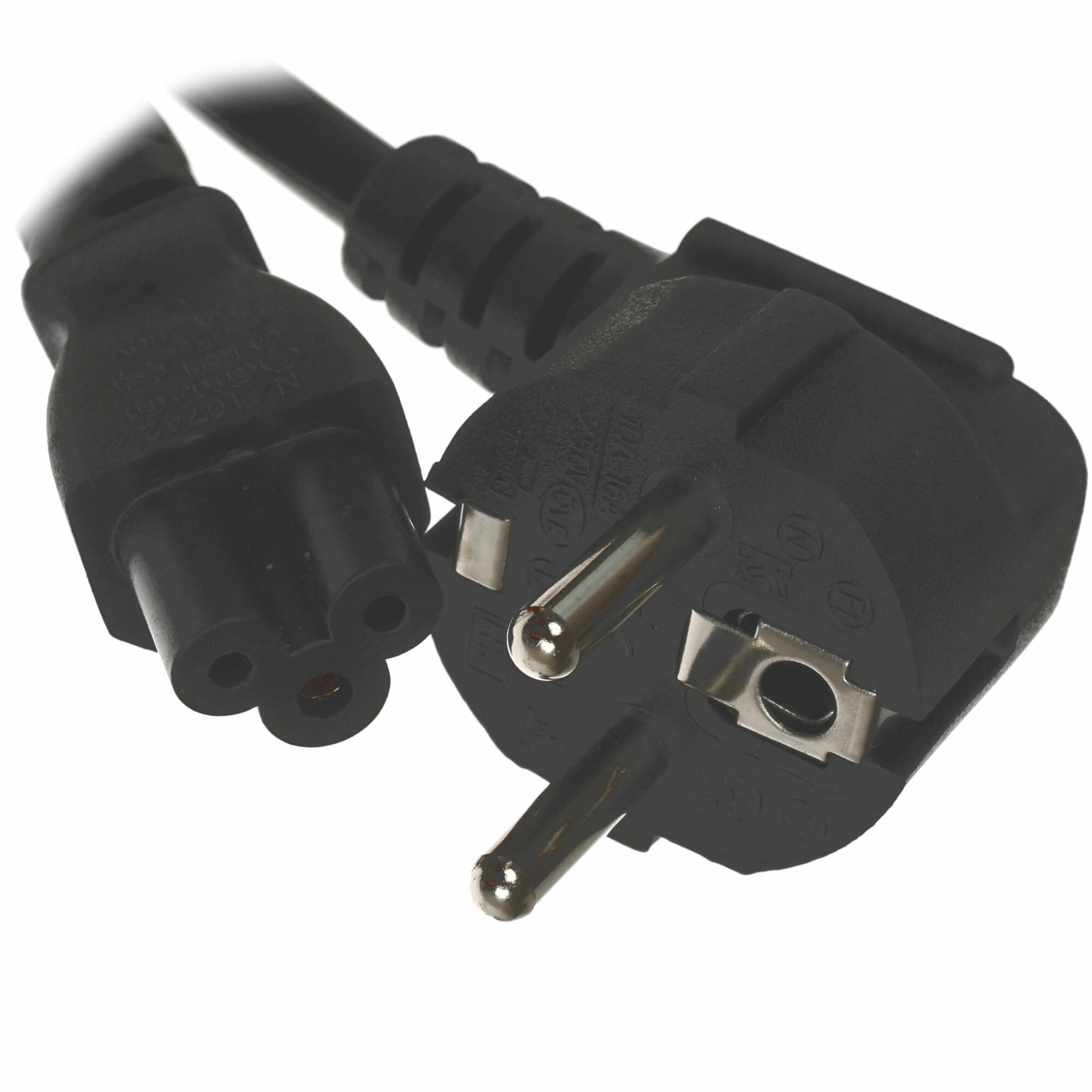 Кабель питания DEXP IEC C5 - CEE 7/7 2 м черный