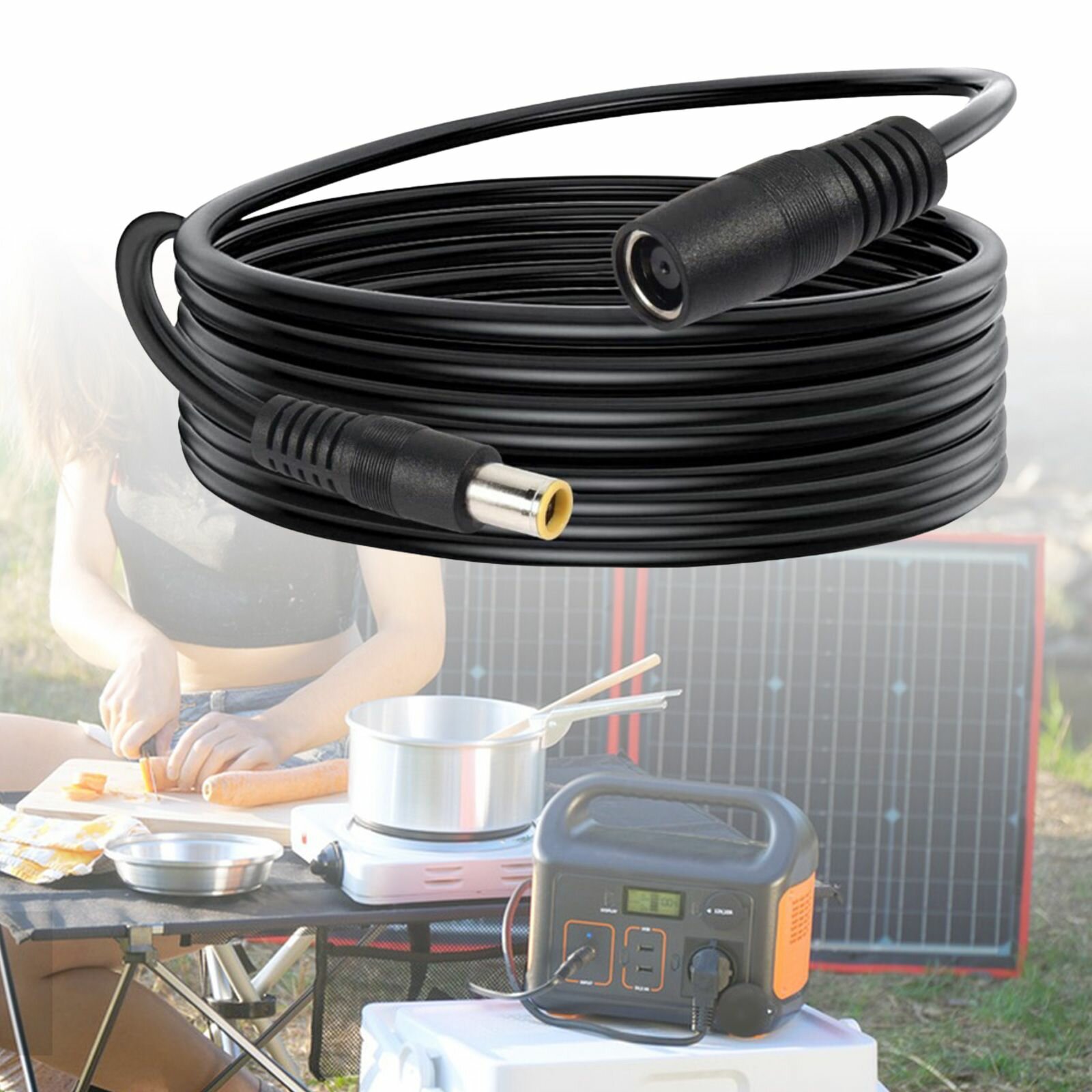 Высокопроизводительный настольный кабель для зарядки DC7909 14AWG средний привод длиной 5 метров