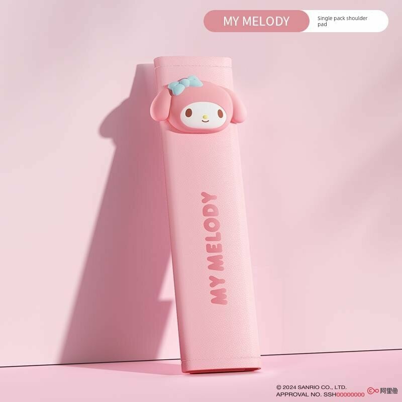 Одиночный защитный элемент из кожи, цвет Hello Kitty, для милых авто