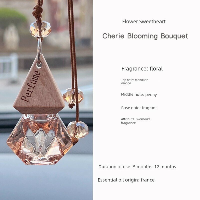 Серия Sparkle Автомобильный воздухоочиститель-подвеска с ароматом Floral Sweetheart - Долговечный аромат, включая