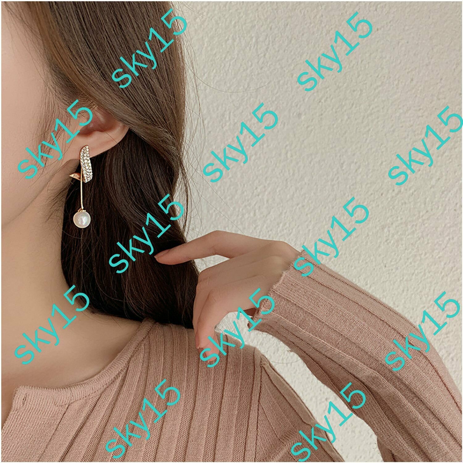 Серьги одиночные — фото 1