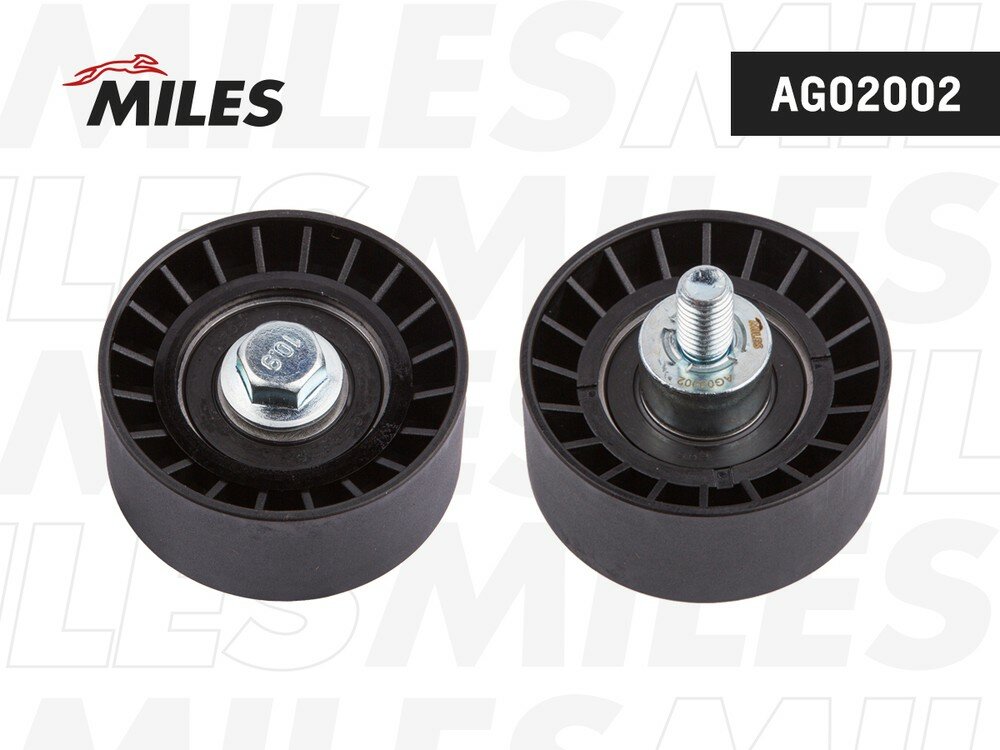 Ролик обводной ремня ГРМ MILES AG02002 Chevrolet Cruze, Aveo, Laceti, Daewoo Espero, Nexia, Nubira 1.4, 1.6 93->