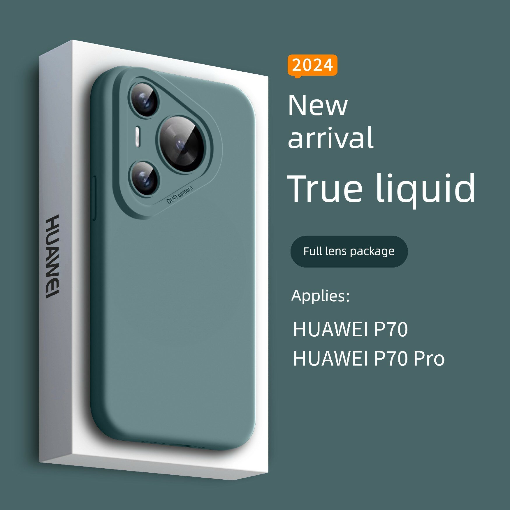 Чехол для телефона Huawei Nova 14 Ultra с полной защитой, серый цвет