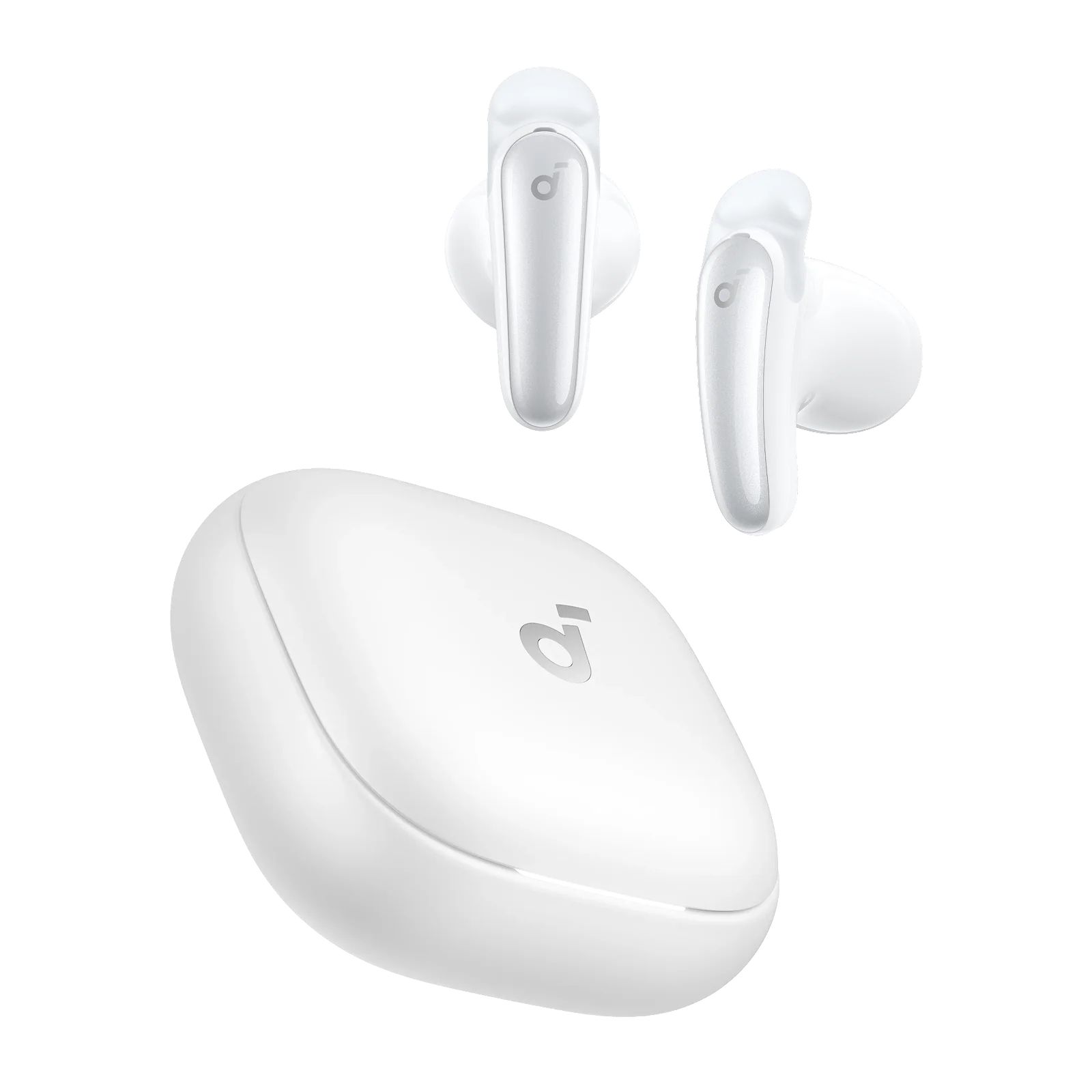 Беспроводные наушники Soundcore Liberty Buds D1200 White, TWS, Adaptive ANC 3.0, LDAC, Hi-Res Audio, Bluetooth 6.1, до 30 часов