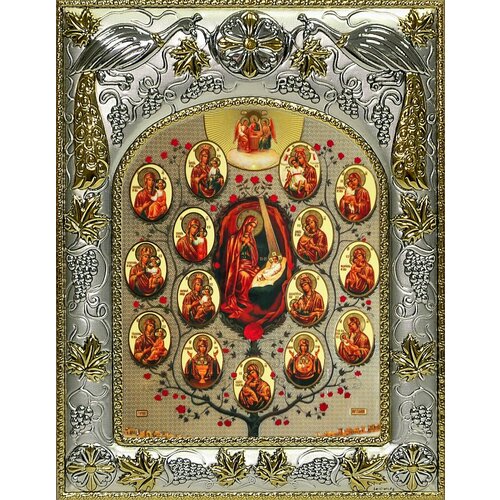 Икона Древо Пресвятой Богородицы древо пресвятой богородицы икона в рамке 12 5 14 5 см