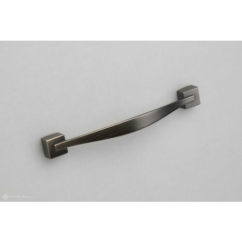 12964 мебельная ручка-скоба 160 мм черненая шлифованная сталь 840₽