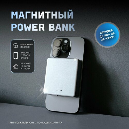 Повербанк EnergyDay 5000 mAh E30A беспроводная магнитная зарядка на телефон айфон самсунг 99600₽