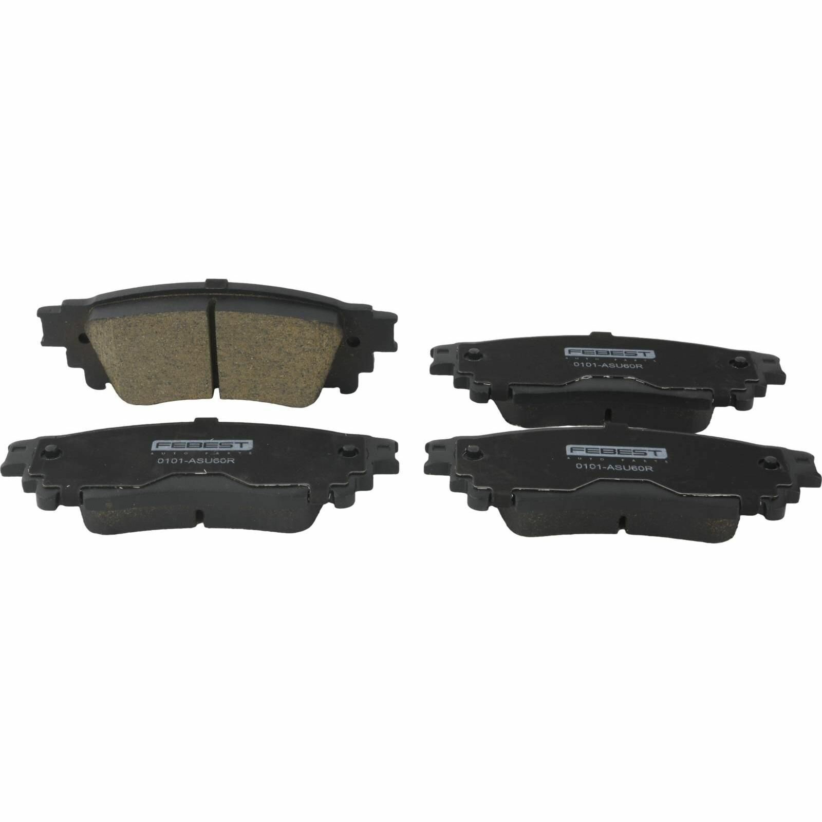 Колодки тормозные задние (с противоскрипной пластиной) для автомобилей LEXUS 0101-ASU60R Febest